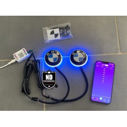 kit leds logo bmw 70 mm RGB Bluetooth