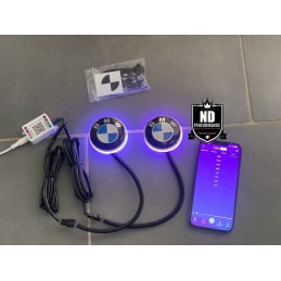 kit leds logo bmw 70 mm RGB Bluetooth