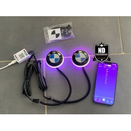 kit leds logo bmw 70 mm RGB Bluetooth