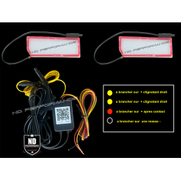 kit led sous logo BMW 1300 GS bluetooth RGB