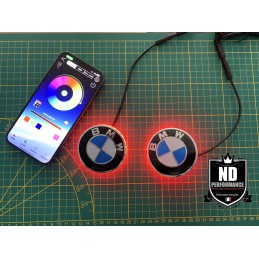 kit leds logo bmw 70 mm RGB Bluetooth