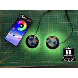 kit leds logo bmw 70 mm RGB Bluetooth